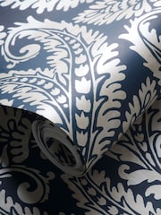 Clarke and Clarke Blue Regale 10.05M Wallpaper - Image 2 of 2