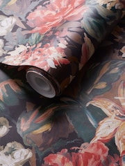 Clarke and Clarke Red Lilium 10.05M Wallpaper - Image 2 of 2