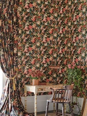 Clarke and Clarke Green Lilium 10.05M Wallpaper - Image 2 of 2