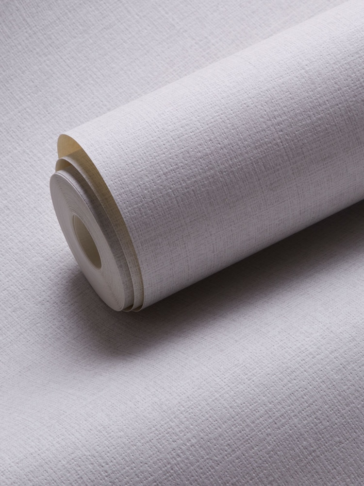 Clarke and Clarke Cream Dalton 10.05M Wallpaper - Image 1 of 1