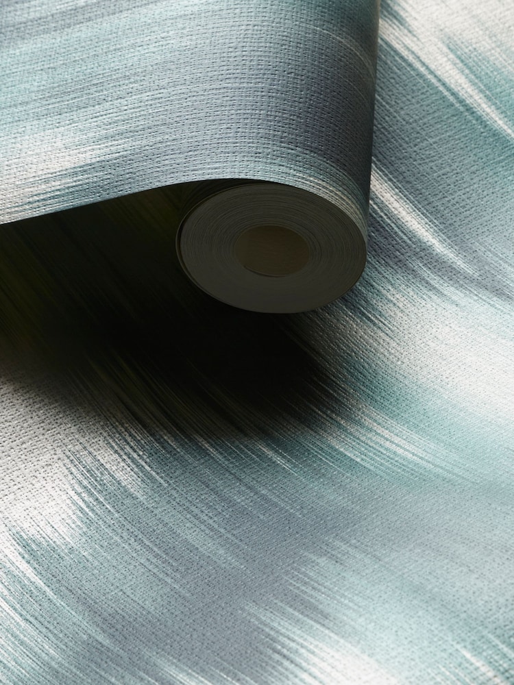 Clarke and Clarke Green Colorante 10.05M Wallpaper - Image 2 of 2