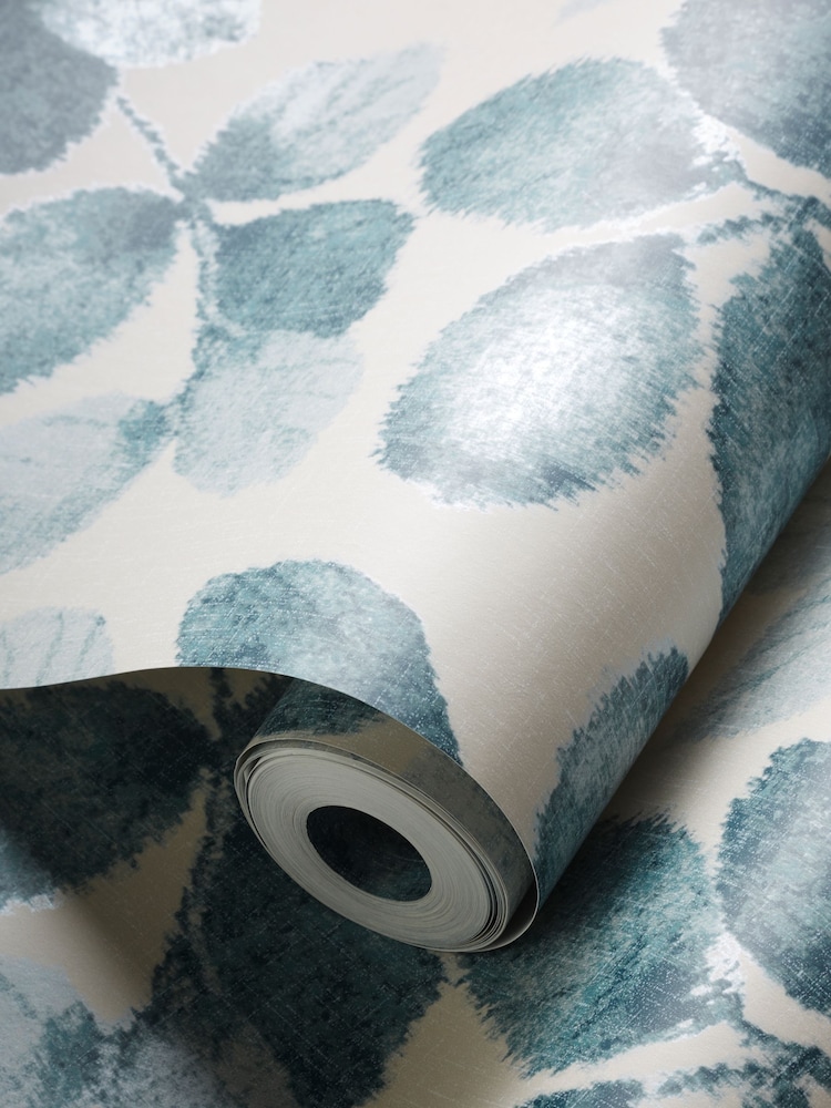 Clarke and Clarke Blue Northia 10.05M Wallpaper - Image 1 of 2