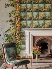 Clarke and Clarke Blue Artus 10.05M Wallpaper - Image 1 of 2