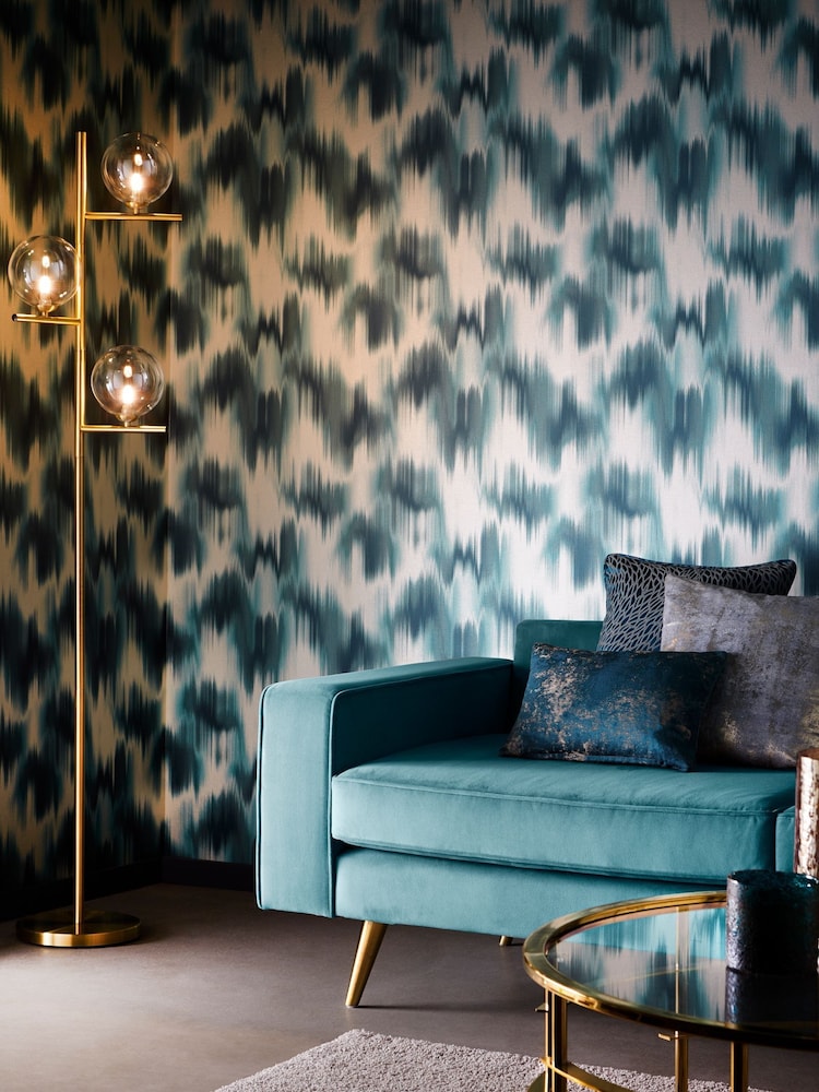 Clarke and Clarke Blue Colorante 10.05M Wallpaper - Image 1 of 2