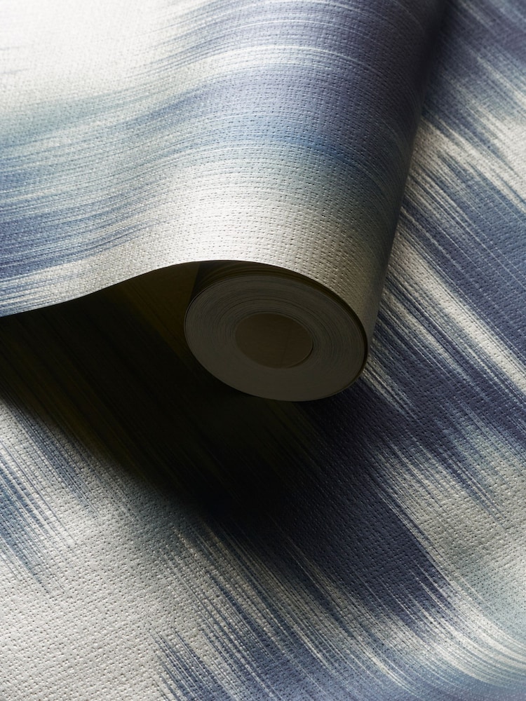 Clarke and Clarke Blue Colorante 10.05M Wallpaper - Image 2 of 2