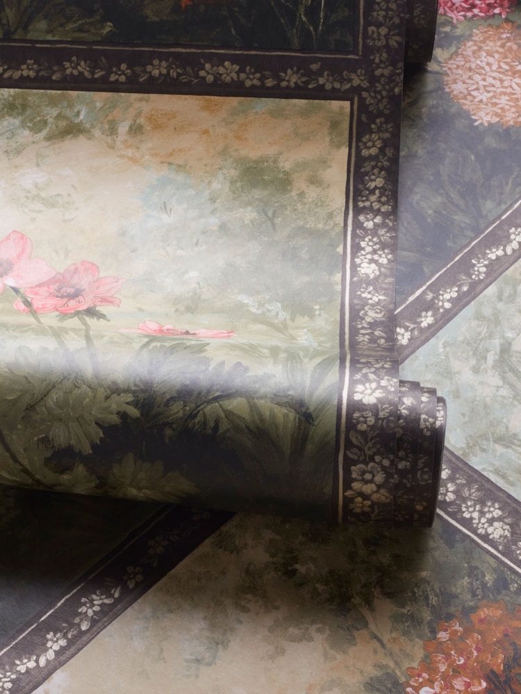 Clarke and Clarke Gold Artus 10.05M Wallpaper - Image 2 of 2