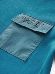 zelena - Baker by Ted Baker z žepom in dolgimi rokavi - Slika 7 iz 8