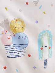 Catherine Lansfield Pink Ice Cream Fundae Reversible Eyelet Eyelet Curtains - Image 4 of 4