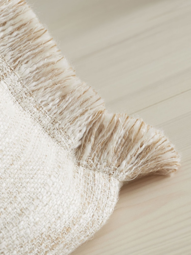 Pineapple Elephant Florin Cotton Jute Blend Cushion - Image 3 of 5