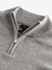 Light Grey Regular Signature Lambswool Jumper - Image 6 of 8