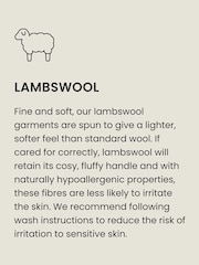 Светло-серый - Стандартный крой 100% Lambswool Premium джемпер - Image 4 of 11