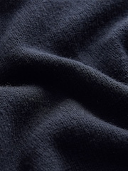 Темно-синий - Стандартный крой 100% Lambswool Premium джемпер - Изображение 10 из 10