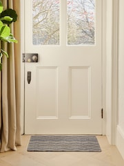 Hug Rug Ribbon Grey Zig Zag Mat - Image 1 of 5
