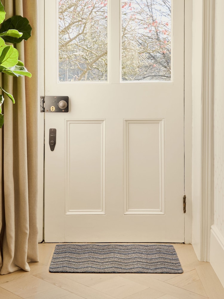 Hug Rug Ribbon Grey Zig Zag Mat - Image 1 of 5