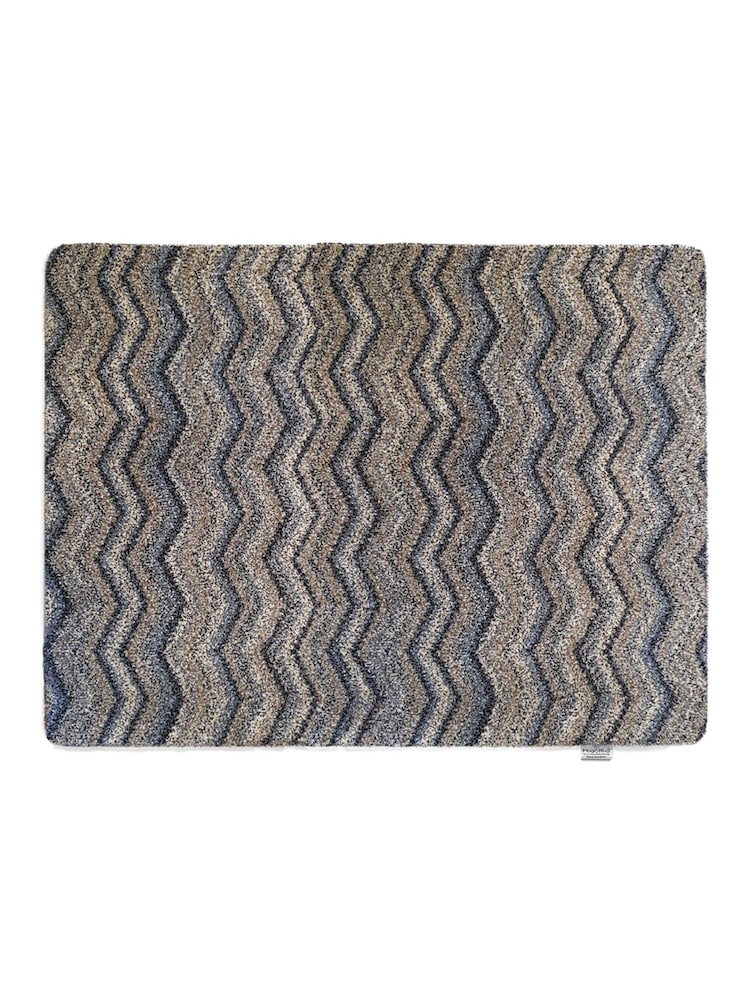Hug Rug Ribbon Grey Zig Zag Mat - Image 3 of 3