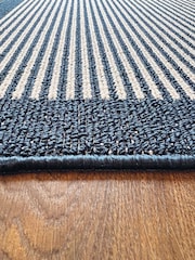 My Mat Blue Stain Resistant Stripe Runner - Image 4 of 6