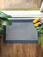 My Mat Blue Stain Resistant Stripe Mat - Image 1 of 3