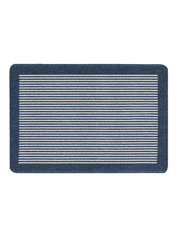 My Mat Blue Stain Resistant Stripe Mat - Image 3 of 3