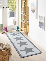 My Mat Blue Stain Resistant Star Runner - Image 1 of 2