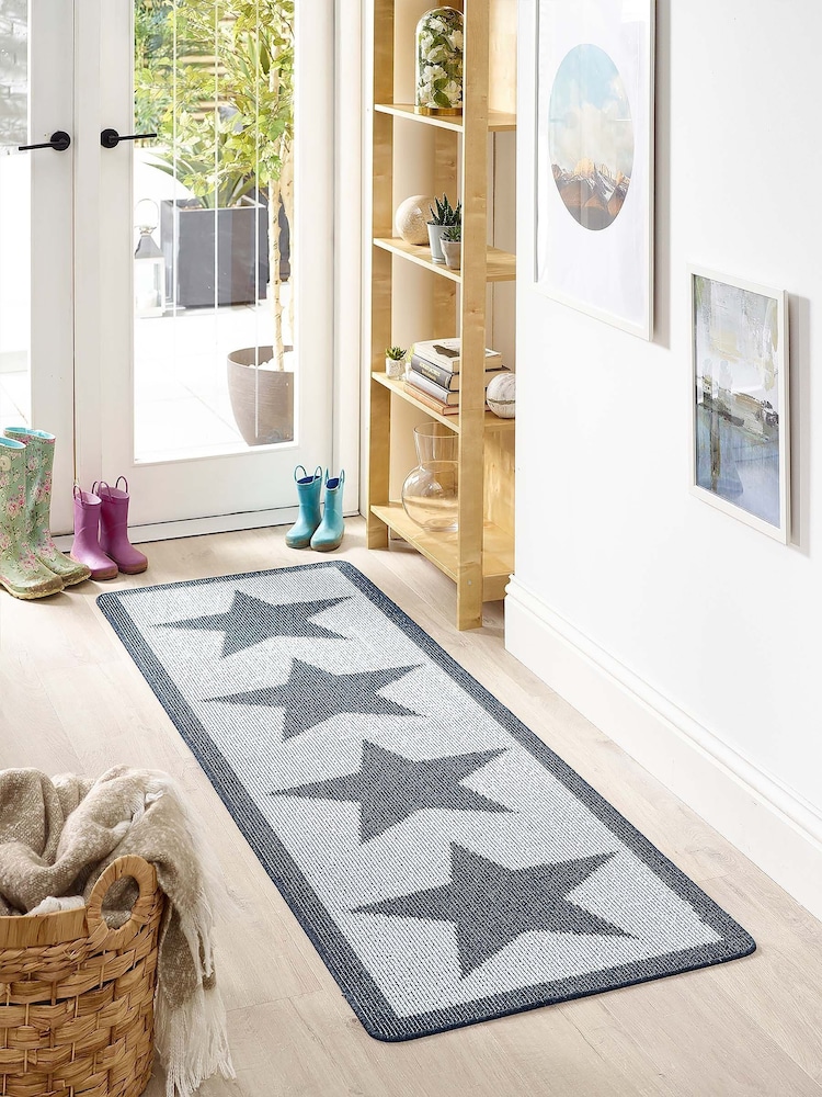 My Mat Blue Stain Resistant Star Runner - Image 1 of 2