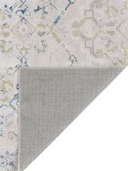 Origins Blue Easy Care Washable Florence Runner - Image 3 of 3
