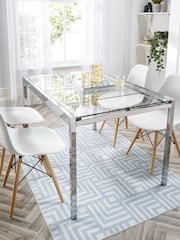 Origins Grey Easy Care Washable Soho Rug - Image 1 of 4