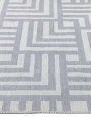Origins Grey Easy Care Washable Soho Rug - Image 4 of 4