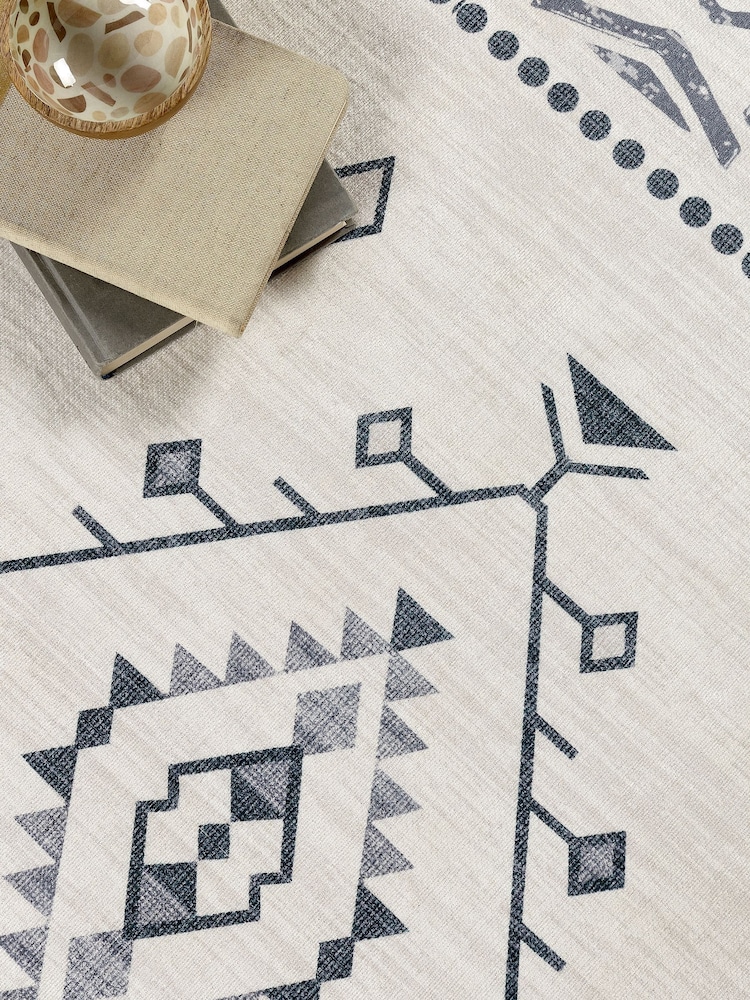 Origins Cream Easy Care Washable Nomad Rug - Image 2 of 3