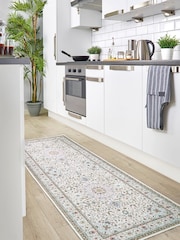 Origins Grey Easy Care Washable Windsor Runner - Image 1 of 3