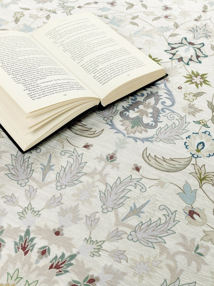 Origins Grey Easy Care Washable Windsor Rug - Image 2 of 4