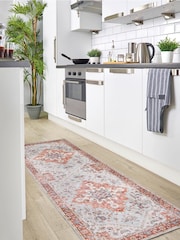 Origins Red Easy Care Washable Marrakesh Runner - Image 1 of 3