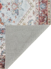 Origins Red Easy Care Washable Marrakesh Runner - Image 3 of 3