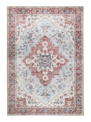 Origins Red Easy Care Washable Marrakesh Rug - Image 3 of 4