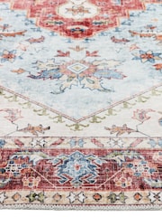Origins Red Easy Care Washable Marrakesh Rug - Image 4 of 4