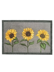 My Mat Brown Nylon Indoor Sunflowers Mat - Image 1 of 3