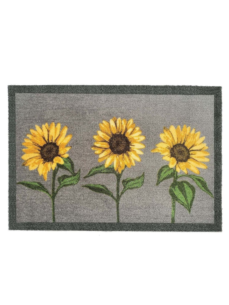 My Mat Brown Nylon Indoor Sunflowers Mat - Image 1 of 3