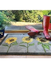 My Mat Brown Nylon Indoor Sunflowers Mat - Image 2 of 3
