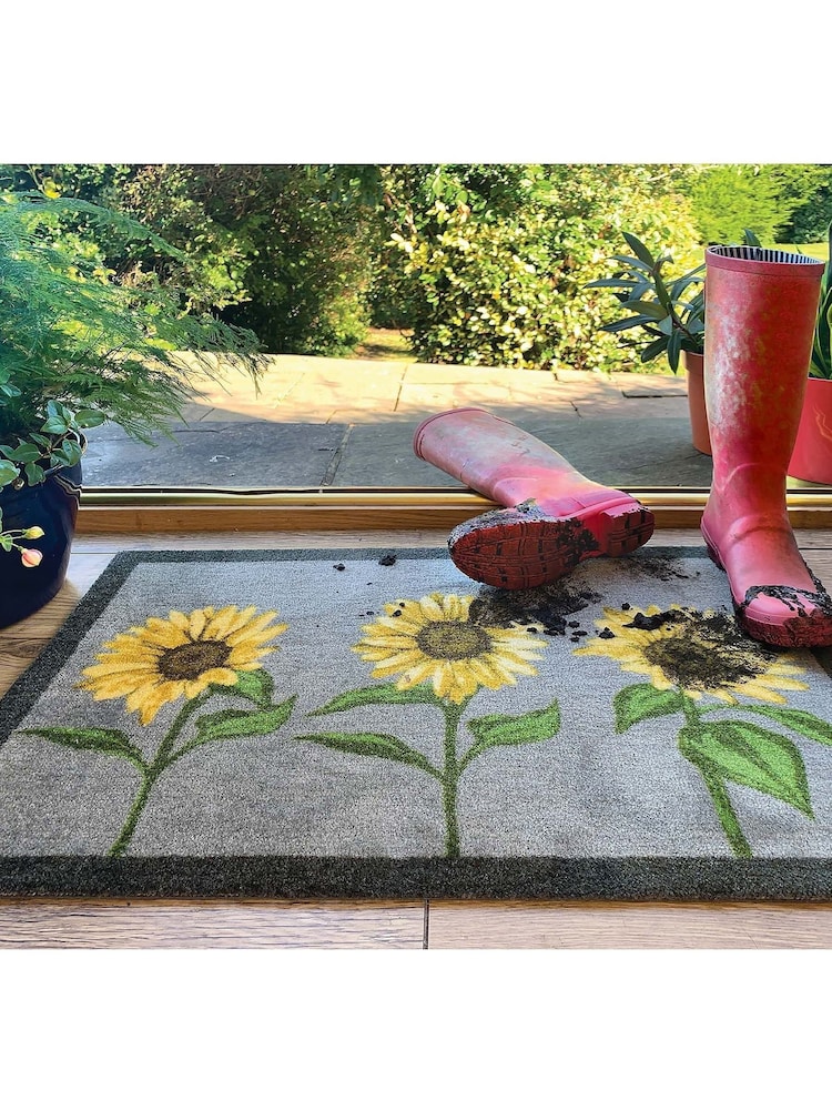 My Mat Brown Nylon Indoor Sunflowers Mat - Image 2 of 3