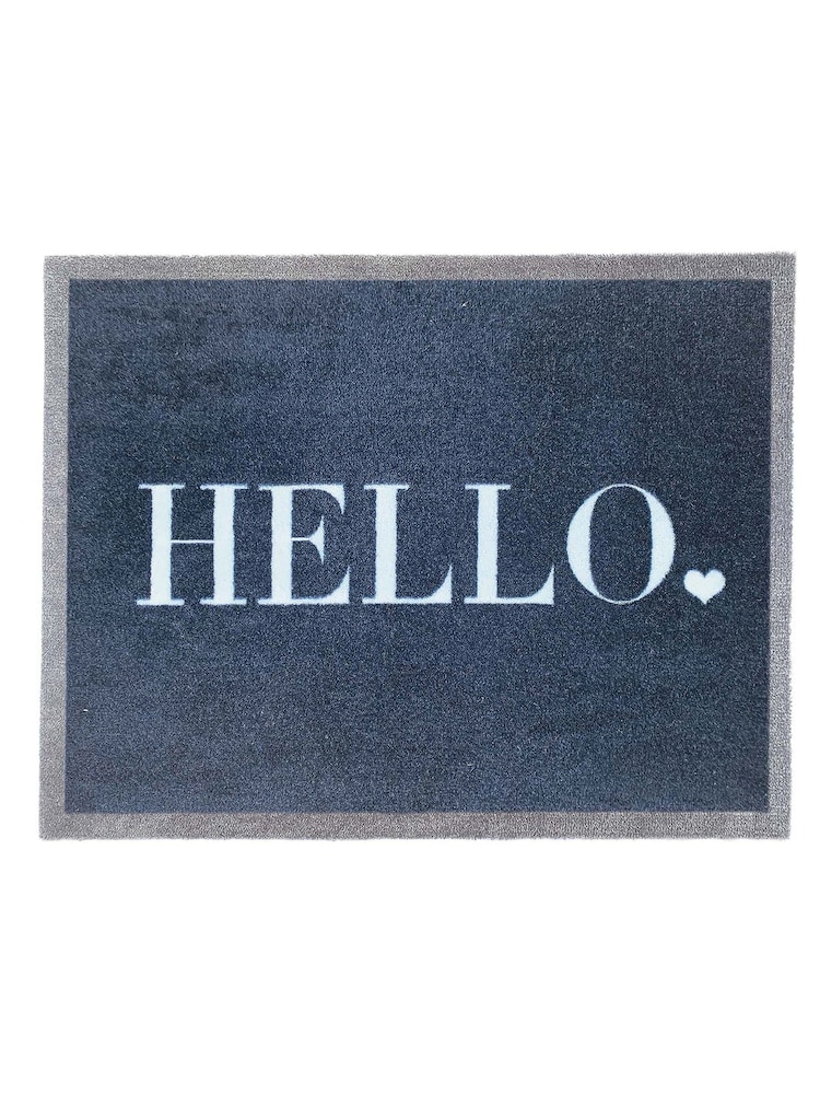 My Mat Grey Nylon Indoor Hello Mat - Image 1 of 4