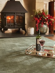 Rug Guru Green Hush Rug - Image 1 of 3
