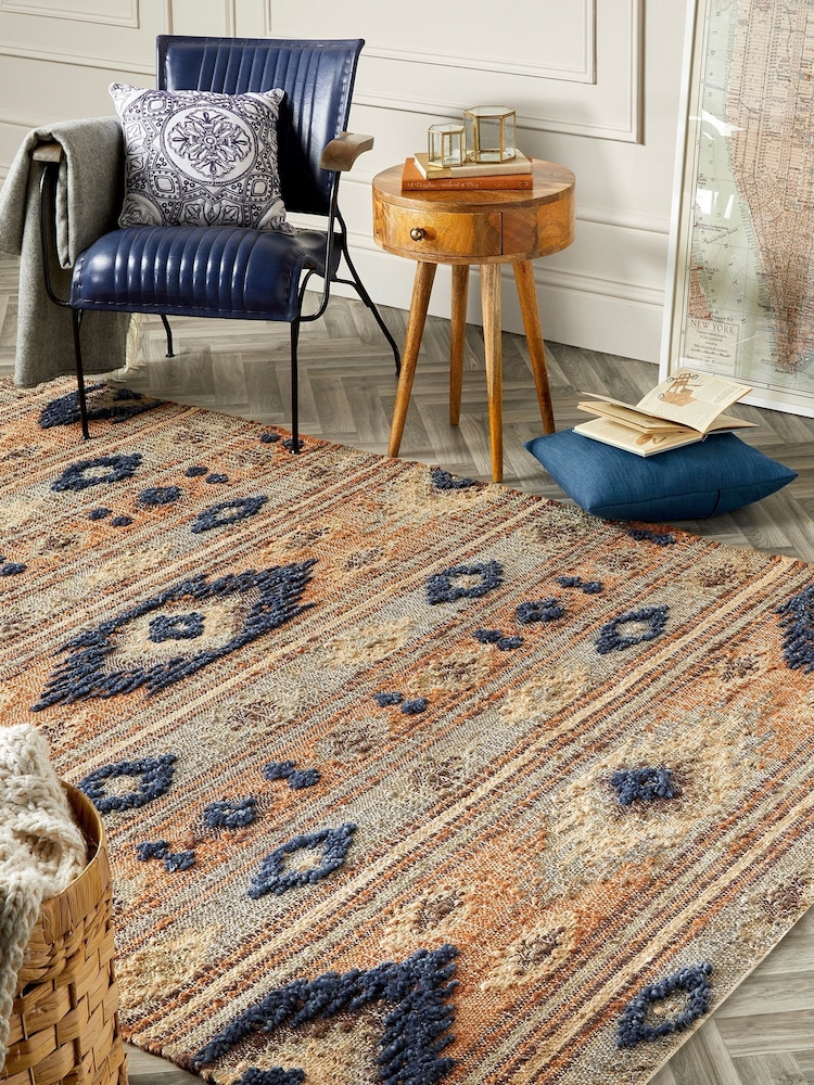 Origins Blue Indio Rug - Image 1 of 4