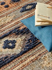 Origins Blue Indio Rug - Image 2 of 4