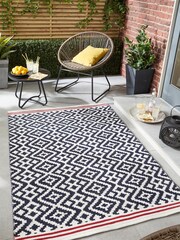 Origins Blue Aztec Rug - Image 1 of 2