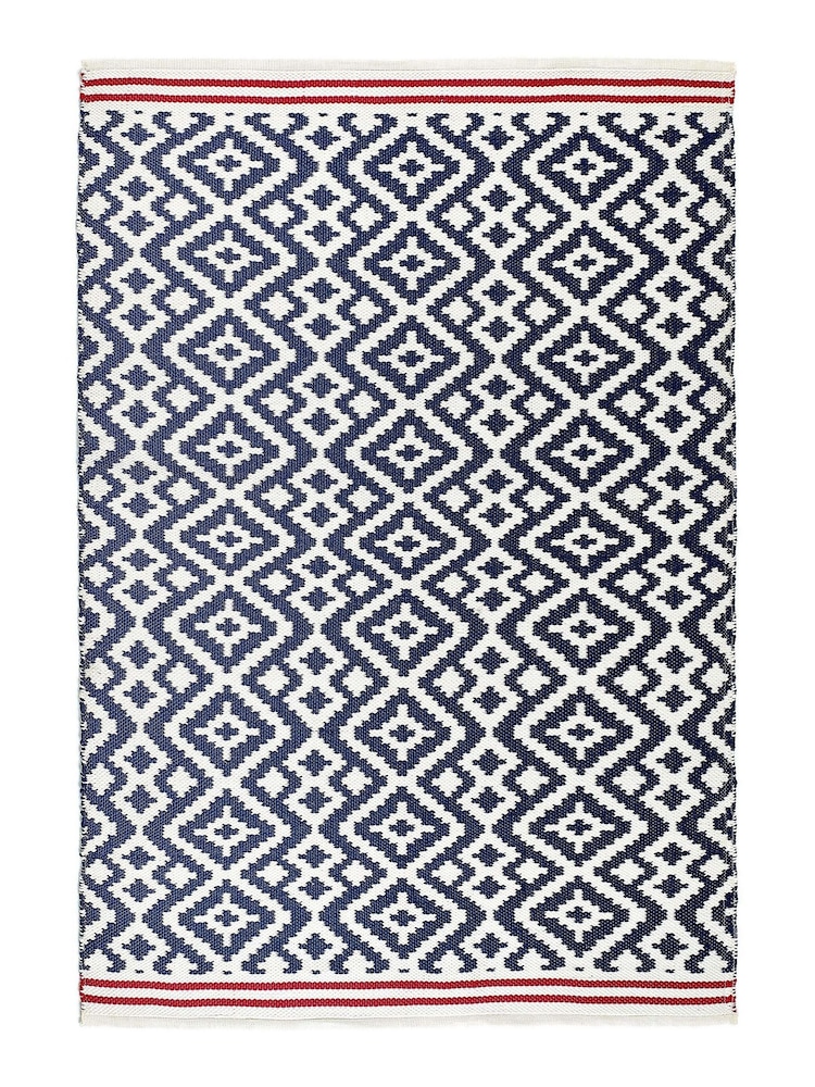 Origins Blue Aztec Rug - Image 2 of 2