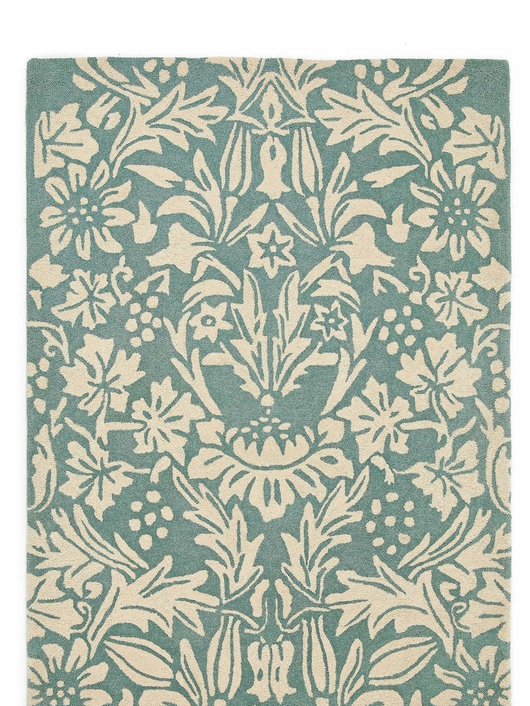 Origins Teal Blue Heritage Rug - Image 2 of 4