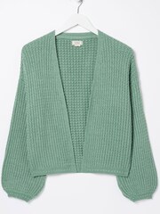 FatFace Green Anna Cardigan - Image 1 of 5