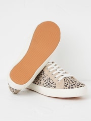 FatFace Natural Harlow Animal Print Trainers - Image 3 of 3