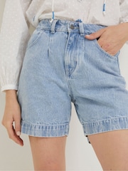 FatFace Blue Mom Shorts - Image 6 of 8