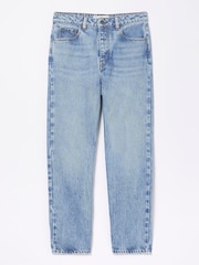 FatFace Blue Sutton Straight Cropped Jeans - Image 6 of 6