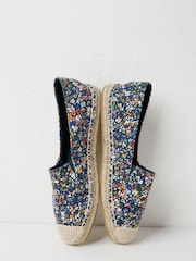 FatFace Blue Maggie Printed Espadrilles - Image 2 of 3
